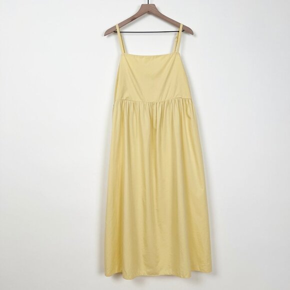 Madewell Summertime Cami Midi Dress Sun Casual Party Pleated Drape Wedding Guest - Picture 5 of 10